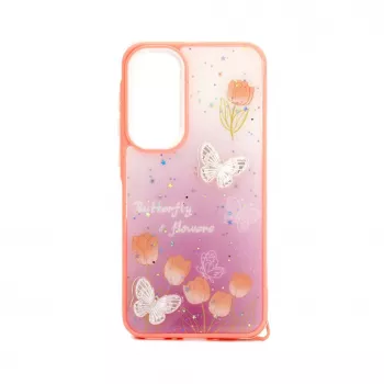 iLike Samsung Galaxy A35 EPOXY CARTOON COVER Šviesiai rožinė