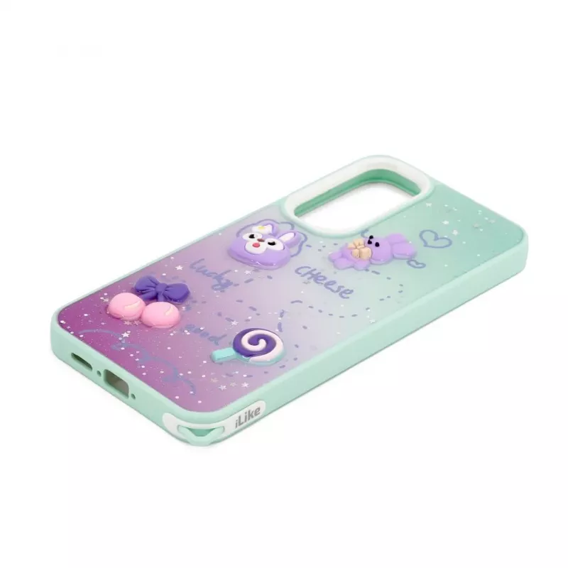 iLike Samsung Galaxy A35 Epoxy Cartoon Cover Mint