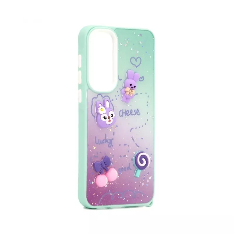 iLike Samsung Galaxy A35 Epoxy Cartoon Cover Mint