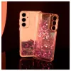 iLike Samsung Galaxy A35 Silicone Case Water Glitter Pink