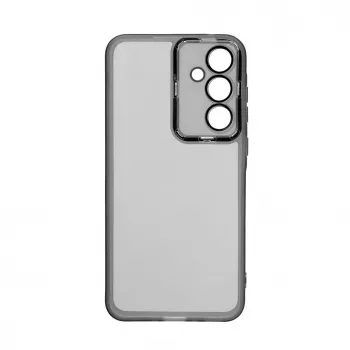 iLike Samsung Galaxy A35 Skaidrus Dėklas su Kameros Apsauga Juodas