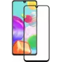 iLike Samsung Galaxy A41 2.5D juodas rėmelis pilni klijai grūdinto stiklo ekrano apsauga