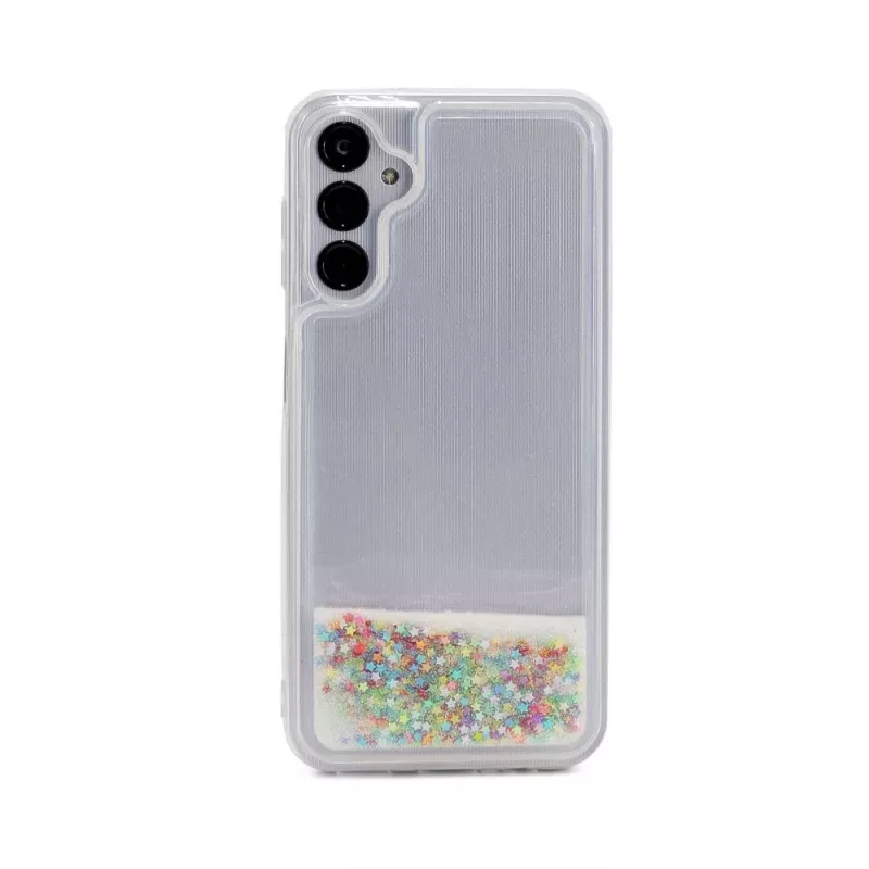 iLike Samsung Galaxy A54 5G Silicone Case Water Glitter Rainbow