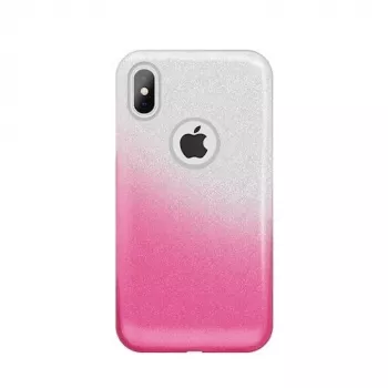 iLike Samsung Galaxy A70 Gradient Glitter 3in1 dėklas Rožinis