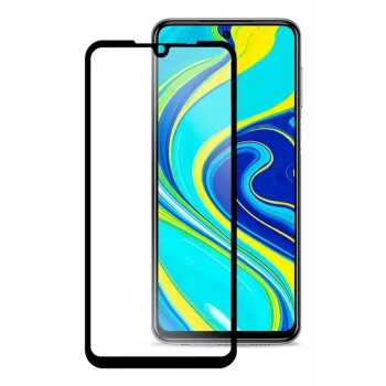 iLike Screen Protector, skirta Xiaomi Redmi Note 9 Pro / Redmi Note 9S, juodas rėmelis, pilni klijai, grūdintas stiklas, 9H kietumas, 0,33 mm, 1 vnt.