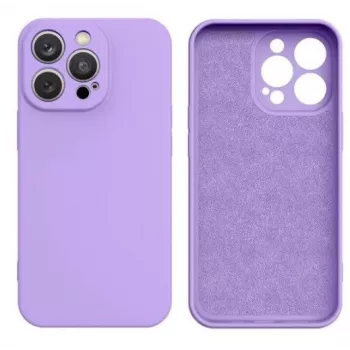 iLike Silikoninis dėklas, skirtas Samsung Galaxy A14 5G / Galaxy A14 - Violetinė