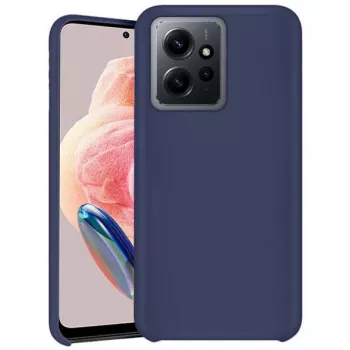 iLike Silikoninis dėklas, skirtas Xiaomi Redmi Note 12 4G, tamsiai mėlynas