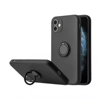 iLike Silicone Ring Case for Xiaomi Redmi 9C / 10A Black