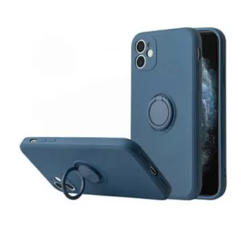 iLike Silicone Ring Case, skirtas Xiaomi Redmi Note 10 Pro / Pro Max - mėlyna