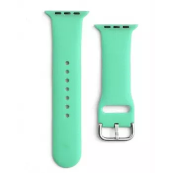 iLike Silicone Strap APS Silicone Watch Band, skirta Apple Watch 8/7/6/5/4/3/2/SE (41/40/38mm) dirželis laikrodžiui, mėtų spalvos