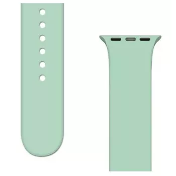 iLike Silicone Watch Band, skirtas Apple Watch Ultra/8/7/6/5/4/3/2/SE (49/45/44/42 mm) - šviesiai žalia