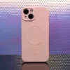 iLike Simple Color Mag Case, skirtas Samsung Galaxy A57 5G, rožinė