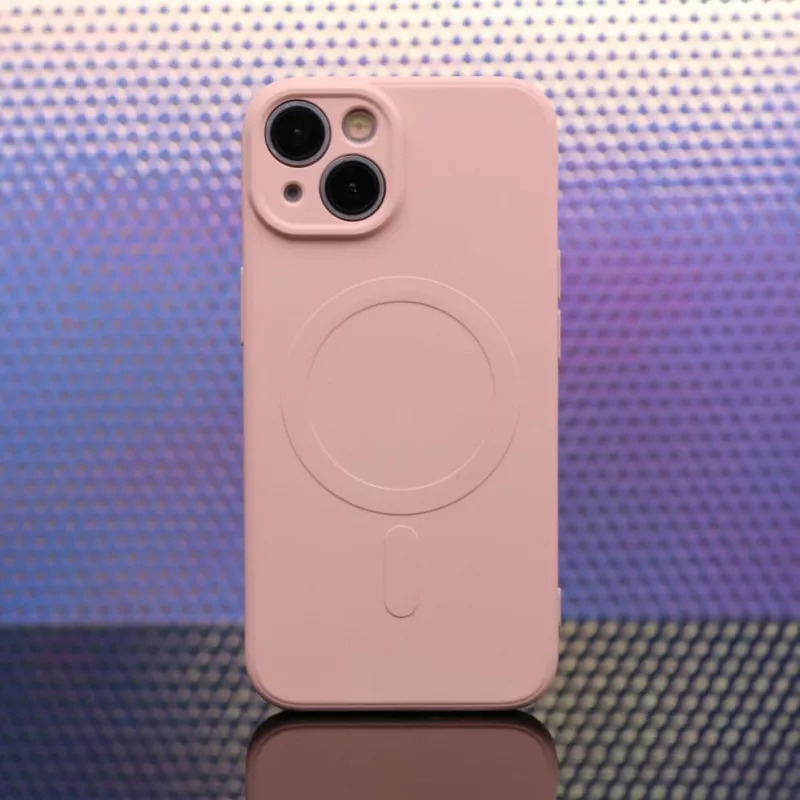 iLike Simple Color Mag Case, skirtas Samsung Galaxy A57 5G, rožinė