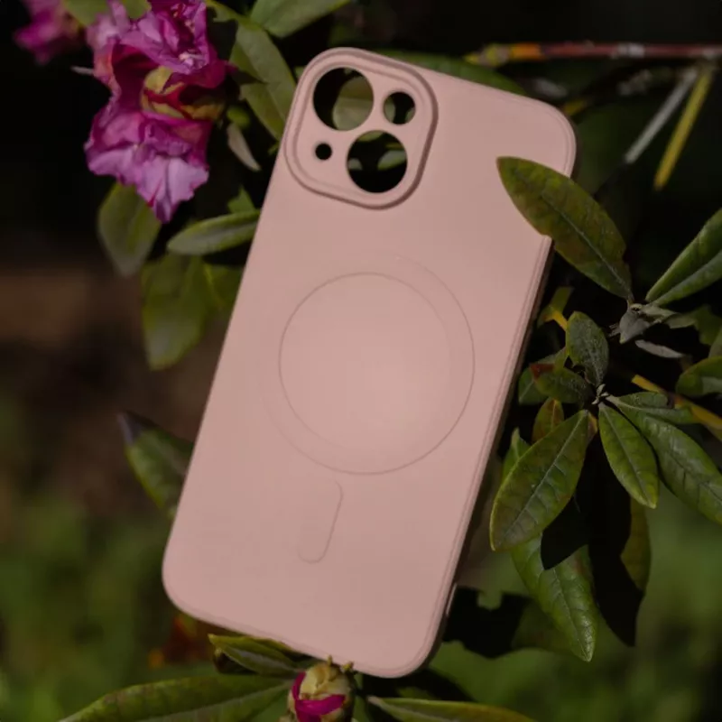 iLike Simple Color Mag Case, skirtas Samsung Galaxy A57 5G, rožinė