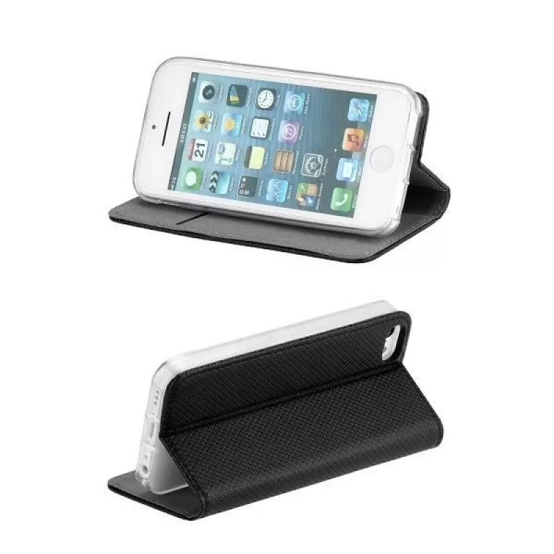 iLike Smart Magnet Book Case, skirtas Xiaomi Redmi A3, juodos spalvos