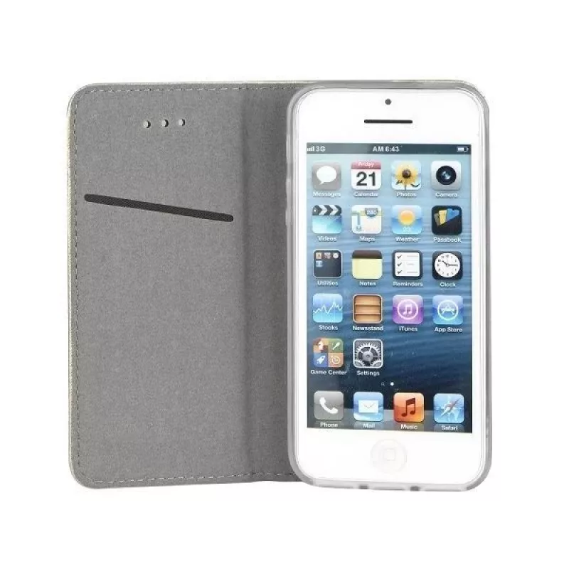 iLike Smart Magnet Book Case, skirtas Xiaomi Redmi A3, juodos spalvos