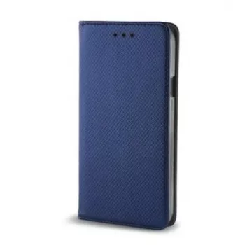 iLike Smart Magnet Case, skirtas Xiaomi Redmi 9C / 10A, tamsiai mėlyna - aukštos kokybės PU odos piniginės tipo dėklas su kortelių kišenėmis ir atlenkiama kojelė