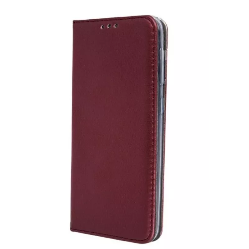 iLike Smart Magnetic Case, skirtas Xiaomi Redmi 13C 4G - Burgundy