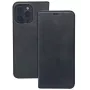 iLike Smart Suede Case, skirtas Samsung Galaxy A35 5G - Juoda