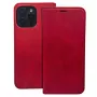 iLike Smart Suede Case, skirtas Xiaomi Redmi 13C 4G / 13C 5G / Poco C65 - Raudona