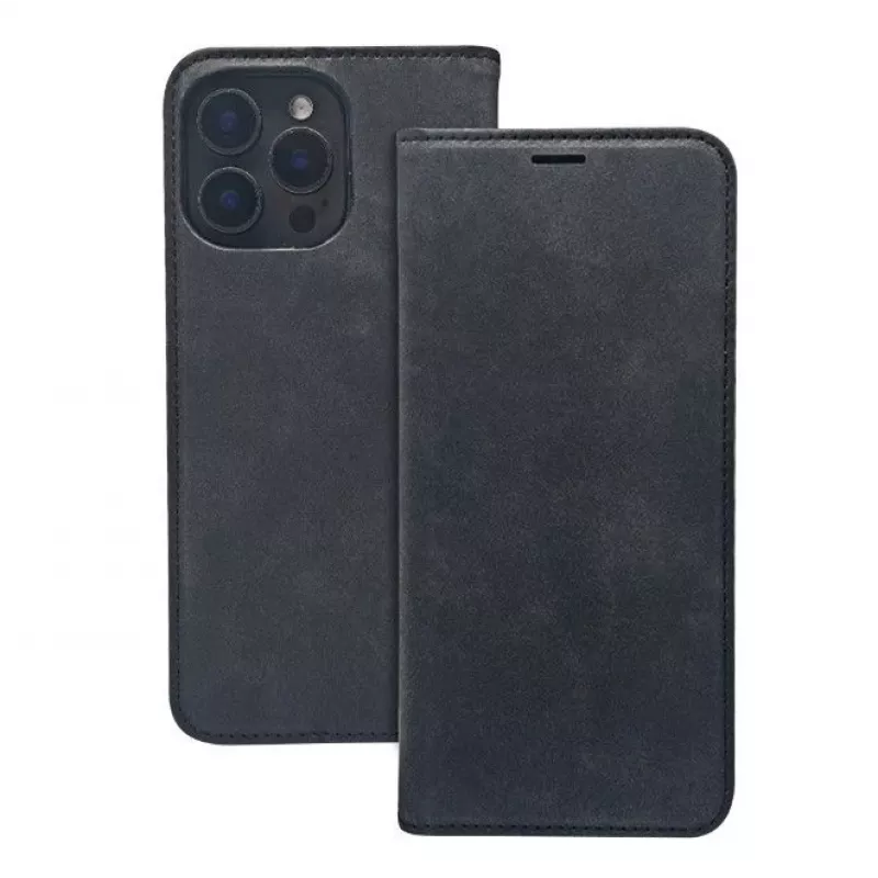 iLike Smart Suede Case, skirtas Xiaomi Redmi A3 4G (Global) - juoda