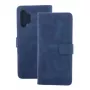 iLike Smart Velvet Book Case, skirta Samsung Galaxy A26 5G - tamsiai mėlyna