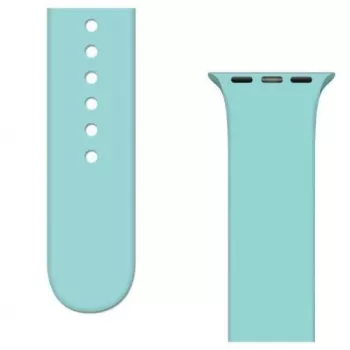 iLike Strap APS Silicone Band, skirtas Watch Ultra / 8 / 7 / 6 / 5 / 4 / 3 / 2 / SE (45 / 44 / 42 mm) – šviesiai mėlyna