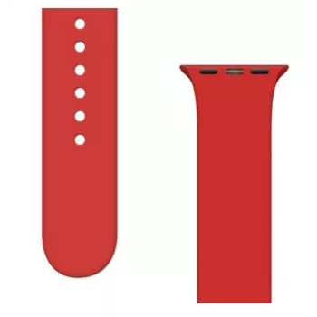 iLike Strap APS silikoninis laikrodžio dirželis, skirtas Apple Watch 8/7/6/5/4/3/2/SE (41/40/38mm), raudonas