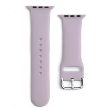 iLike Strap APS silikoninis laikrodžio dirželis, skirtas Apple Watch 8/7/6/5/4/3/2/SE (41/40/38 mm), violetinis