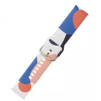 iLike Strap Moro dirželis, skirtas Samsung Galaxy Watch 46mm silikoninė apyrankė su raštu