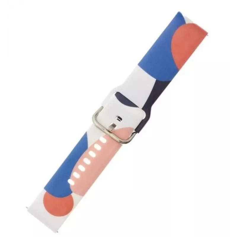 iLike Strap Moro dirželis, skirtas Samsung Galaxy Watch 46mm silikoninė apyrankė su raštu