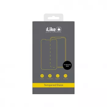 iLike Grūdinto stiklo ekrano apsauga, skirta Samsung Galaxy A02s (0,33 mm, skaidri)