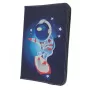 iLike Universal Cosmonaut planšetinio kompiuterio dėklas, skirtas 9-10 inch planšetėms, PU oda, įvairių spalvų, stovo funkcija, elastinė juosta, mikropluošto pamušalas