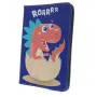 iLike Universal Folio dėklas Dino Roar planšetiniams kompiuteriams 9-10 inch | Įvairiaspalvis dinozaurų raštas