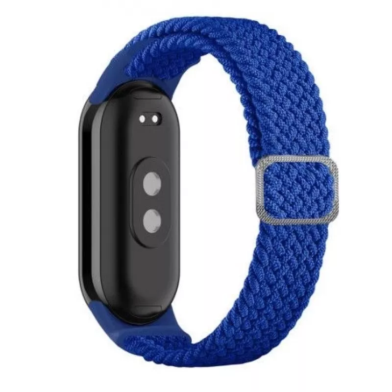 iLike Universal Mi Band 8 apyrankė iš pintos medžiagos mėlyna