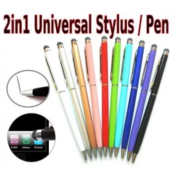 iLike Universal PN1 Universal 2-in-1 talpinis jutiklinis rašiklis su šratinuku (išmaniesiems telefonams ir planšetiniams kompiuteriams) violetinis