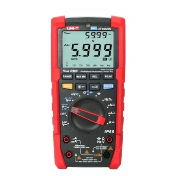 ILIKE UT195DS True RMS skaitmeninis multimetras su IP65 apsauga, CAT III 1000V/CAT IV 600V, 60000 skaitmenų, LoZ, LPF, duomenų laikymas, foninis apšvietimas