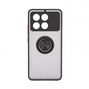 iLike Xiaomi Poco X6 Pro Hybrid Case With Ring Black
