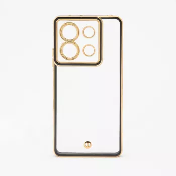 iLike Xiaomi Poco X6 Pro TPU+PC su fotoaparato apsauga, permatoma juoda