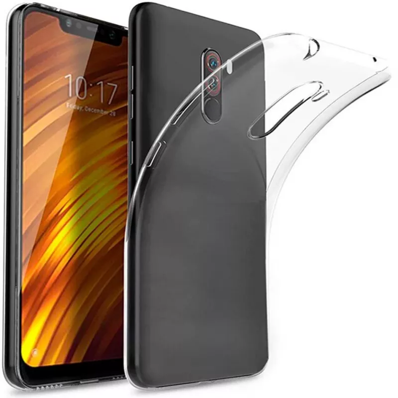 iLike Xiaomi Pocophone F1 TPU itin plonas 1 mm permatomas galinis dangtelis