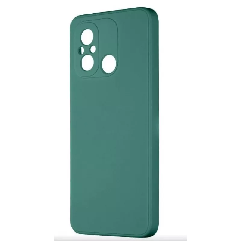 iLike Xiaomi Redmi 12C matinis TPU dėklas tamsiai žalias