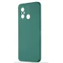 iLike Xiaomi Redmi 12C matinis TPU dėklas tamsiai žalias