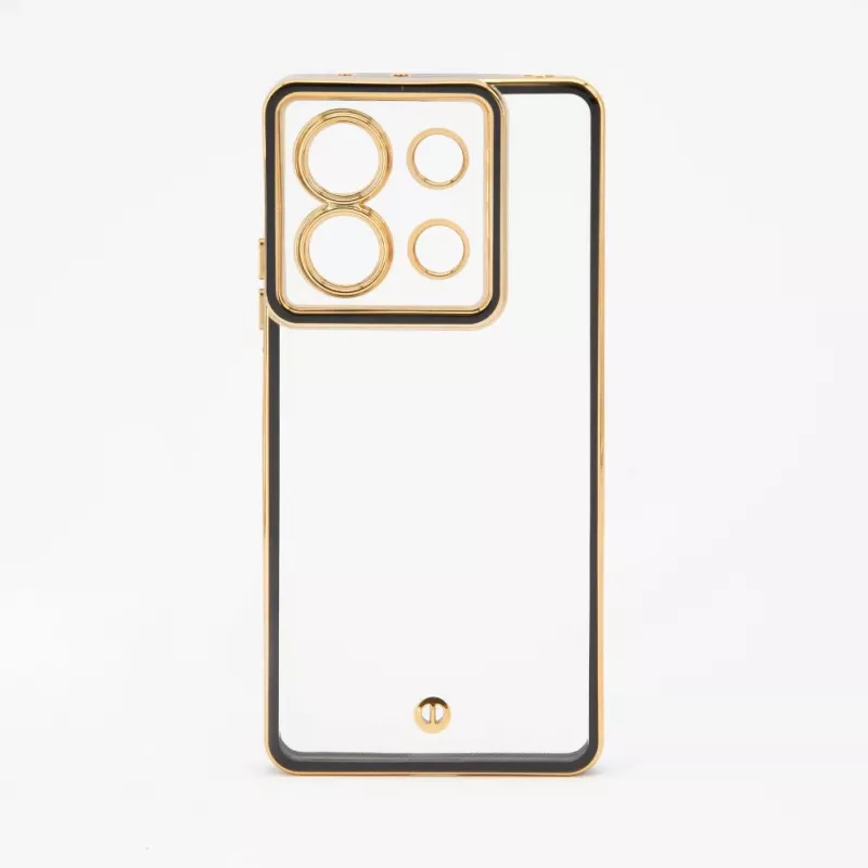 iLike Xiaomi Redmi Note 13 5G TPU+PC su kameros apsauga permatoma juoda