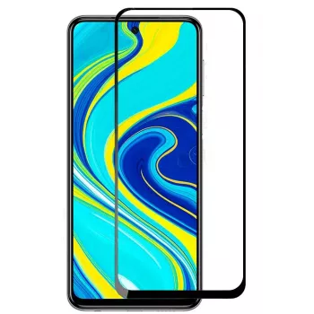 iLike Xiaomi Redmi Note 9 / Redmi 9T / Poco M3 Black Frame Full Glue Tempered Glass Screen Protector