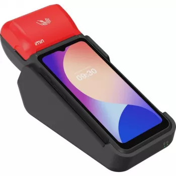iMin I23M01 Swift 2 Docking Station – įkrovimo ir tinklo stotelė, skirta mobiliesiems POS terminalams, juoda