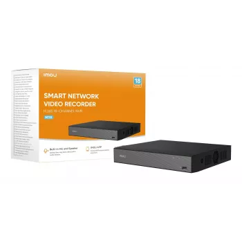Imou NVR-N110-8A0E-P 10 kanalų tinklinis vaizdo registratorius su 8 PoE prievadais, 4K UHD, H.265+