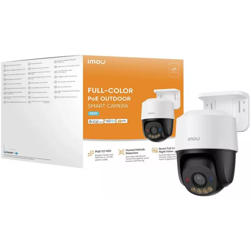 Imou PS7FP-8X0 8MP 4K PoE Pan/Tilt IP kamera su naktiniu matymu ir dvipusiu garsu