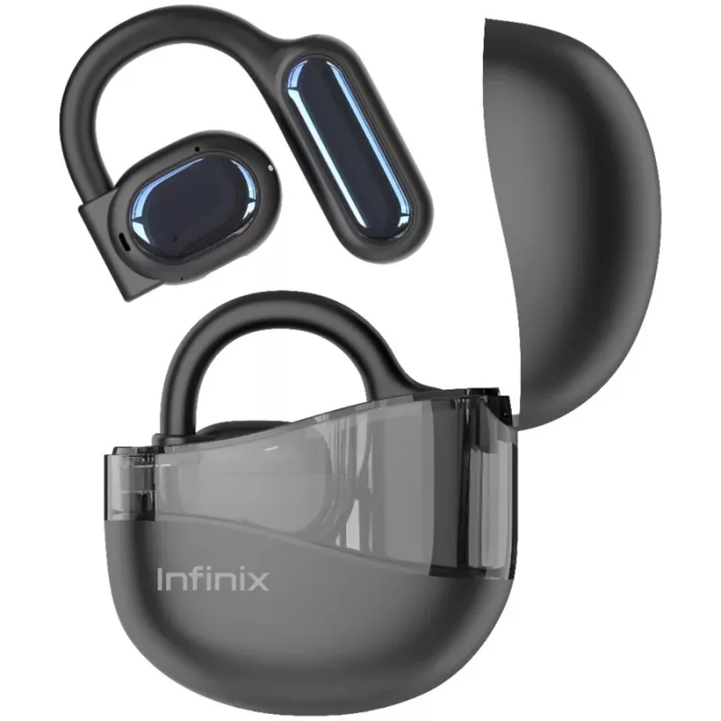 Infinix XBuds 3 Loop Atviro tipo belaidės ausinės Juodos