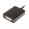 InLine DisplayPort adapterio laidas, DisplayPort kištukas į DVI-D 24+5 lizdą, juodas, 0,2 m