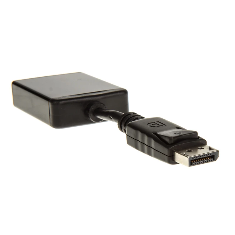 InLine DisplayPort adapterio laidas, DisplayPort kištukas į DVI-D 24+5 lizdą, juodas, 0,2 m